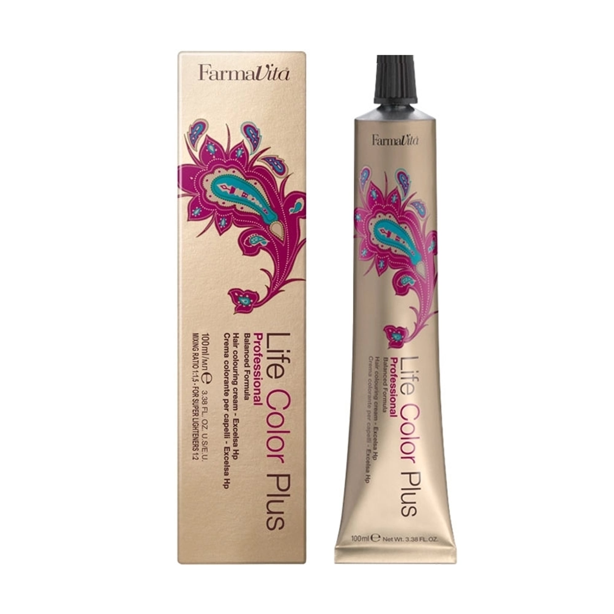 Уцінка! Перманентна крем-фарба для волосся FarmaVita Life Color Plus Hair Colouring Cream 7.03 Теплий блондин, 100 мл